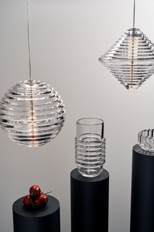 Tom Dixon Press vaas large transparant