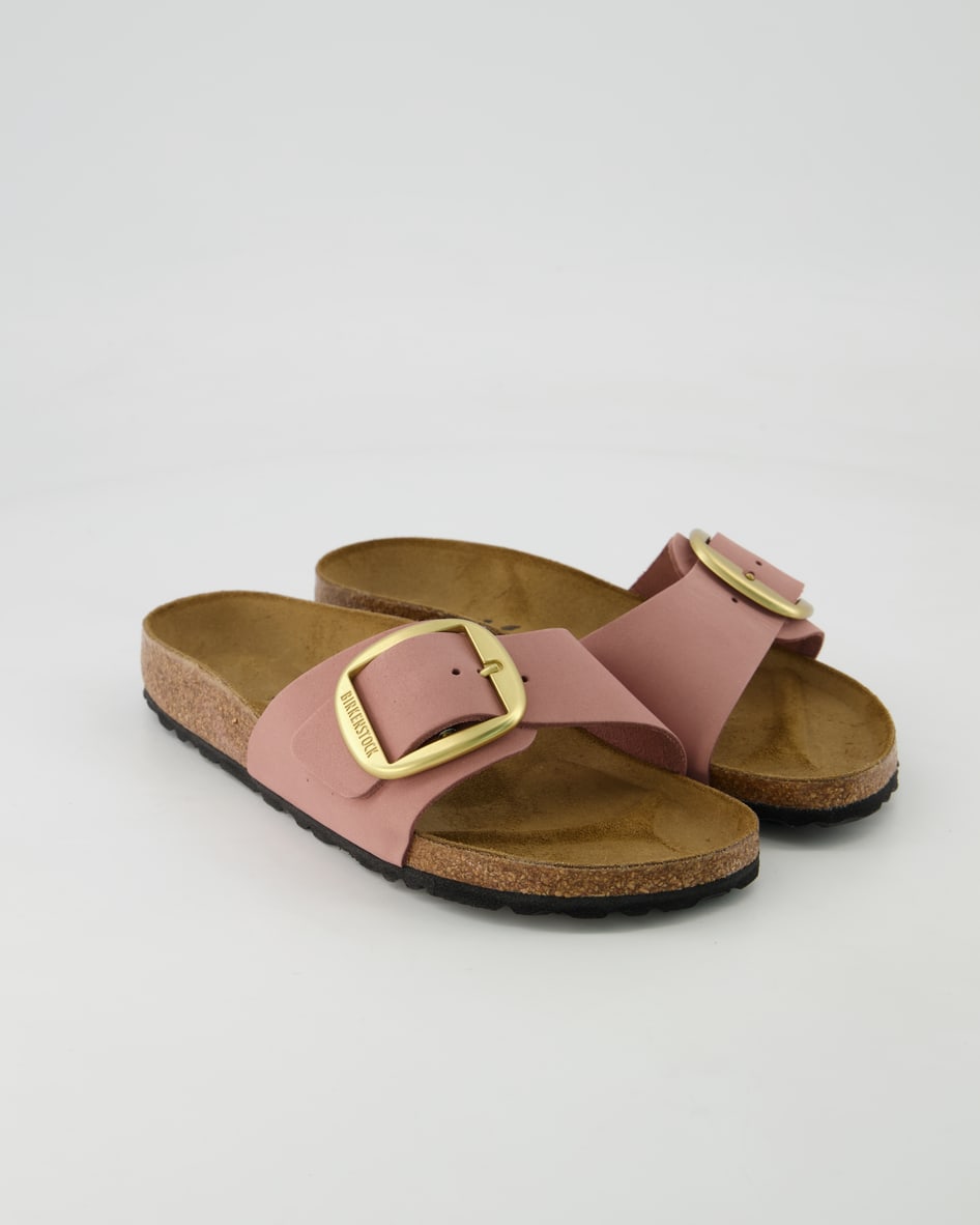 Birkenstock Madrid Big Buckle Pantoletten in Rosa