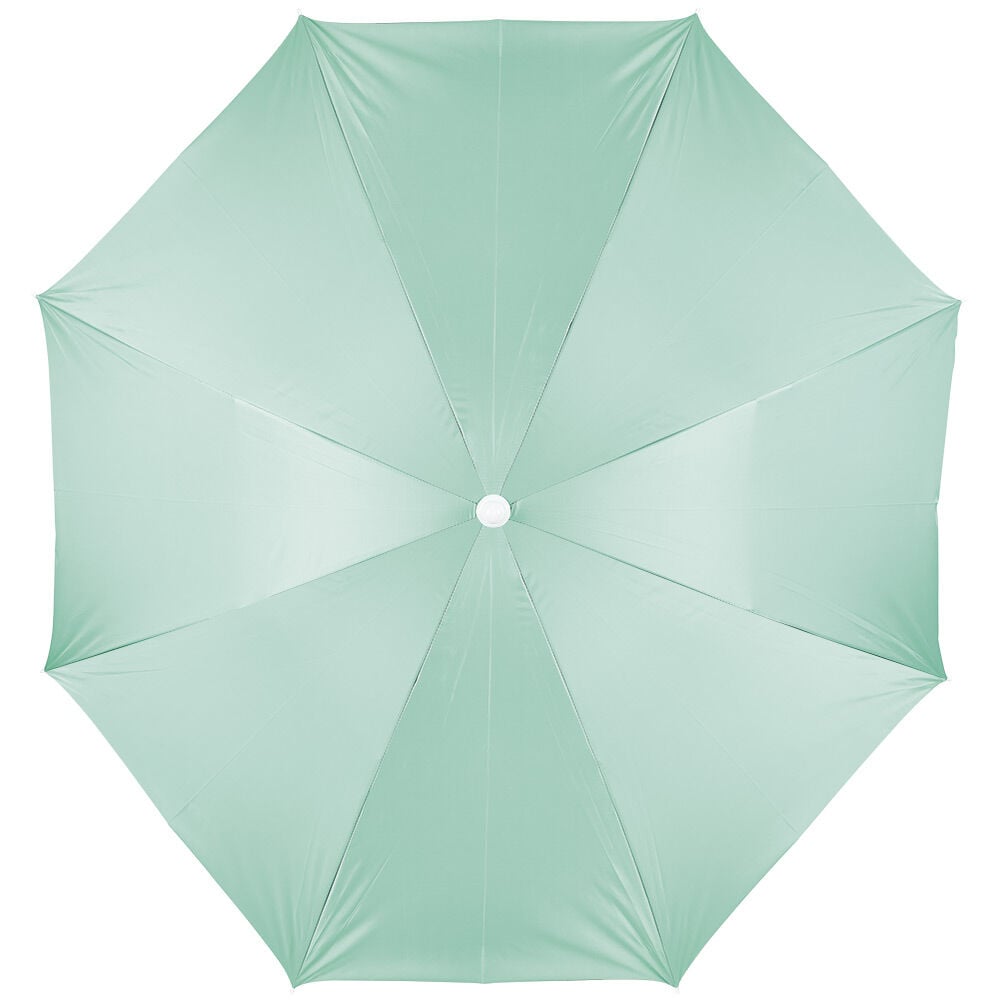 Parasol de plage bleu émeraude UV UPF50+ Ø200xH209cm