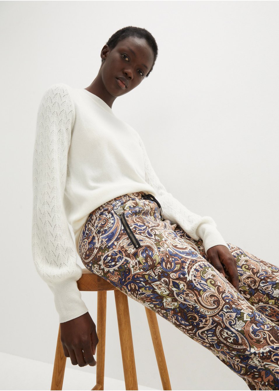 Pantalon taille extensible