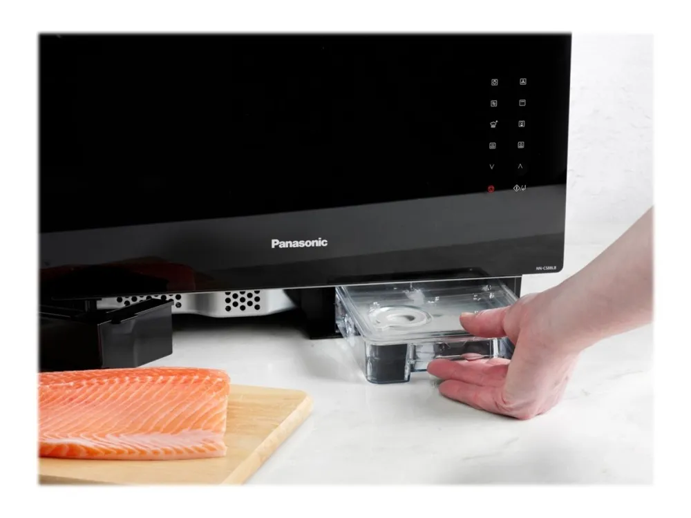 [OUTLET] - Panasonic NN-CS88L - Mikrobølgeovn med varmeledning og grill - 31 liter - 1000 W