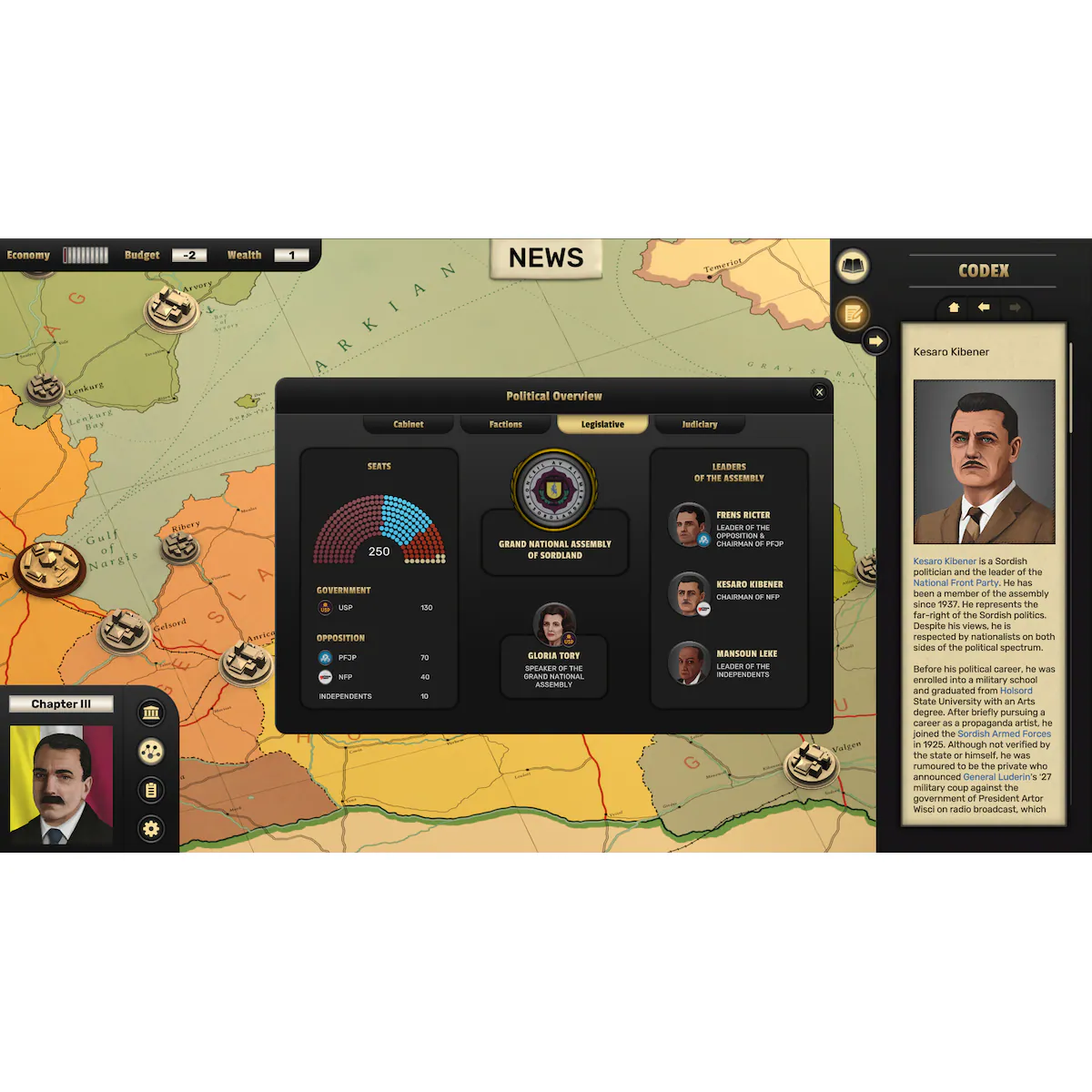 Suzerain - PC Windows,Mac OSX