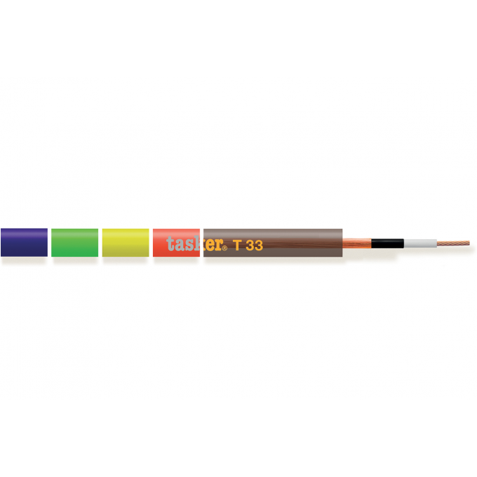 Tasker T33 Red 6m 6.3mm TS jack gitaarkabel