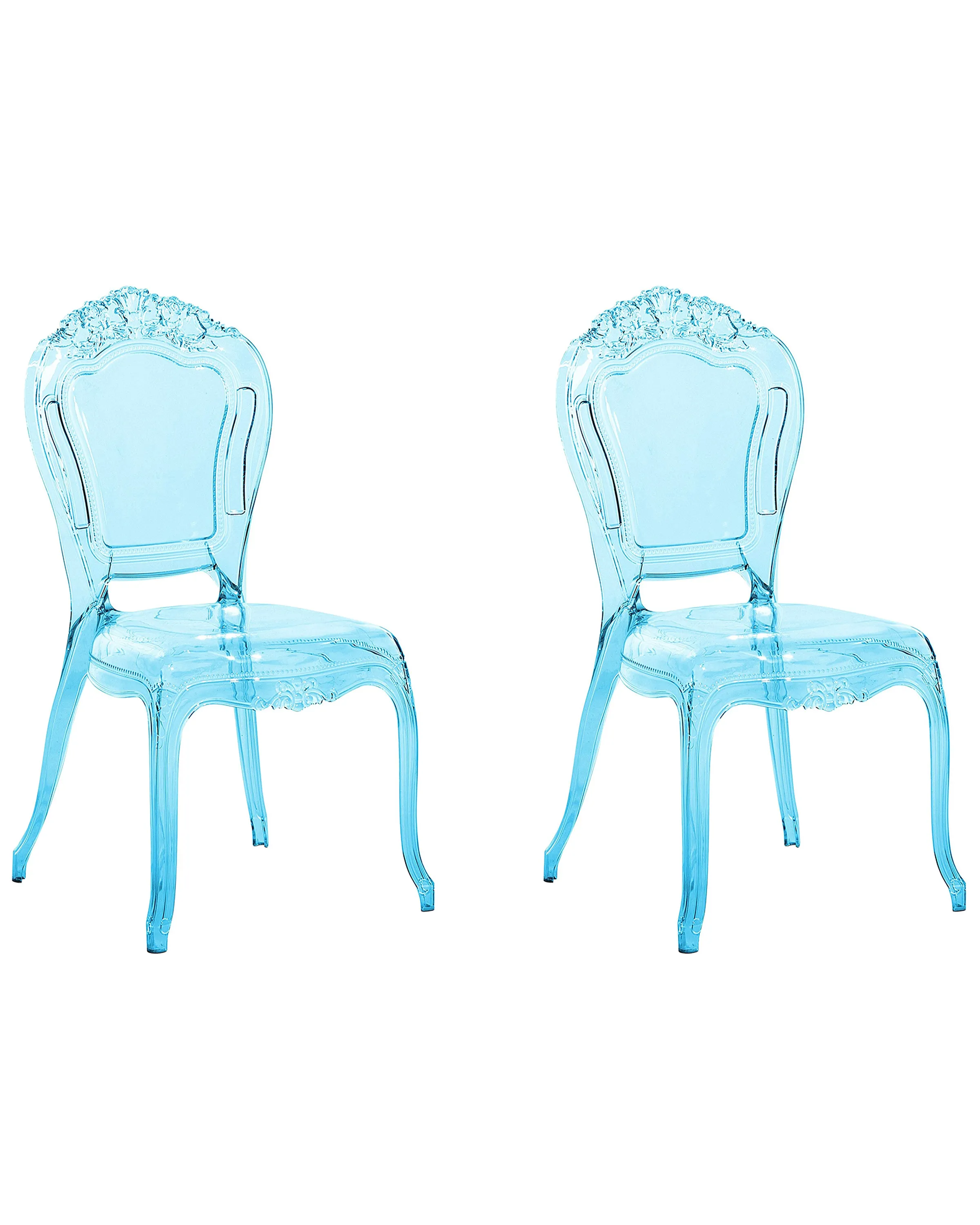Set van 2 eetkamerstoelen VERMONT Lichtblauw