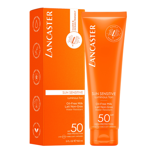 Lancaster Sun Sensitive Oil Free Milk, SPF 50, 150 ml