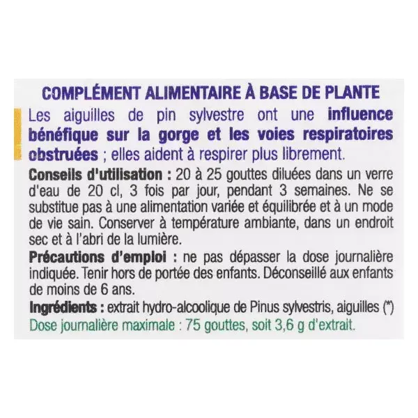 Extrato orgânico de pinheiro silvestre Ladrome 50ml