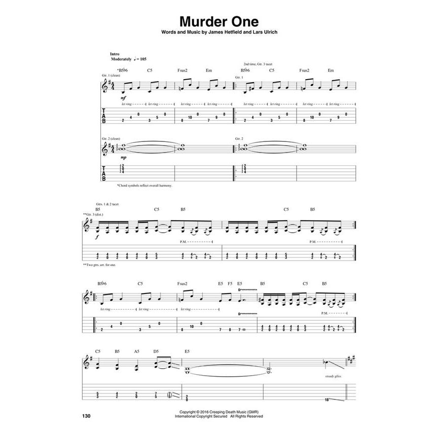 Hal Leonard - Metallica Hardwired... To Self-Destruct (Guitar)