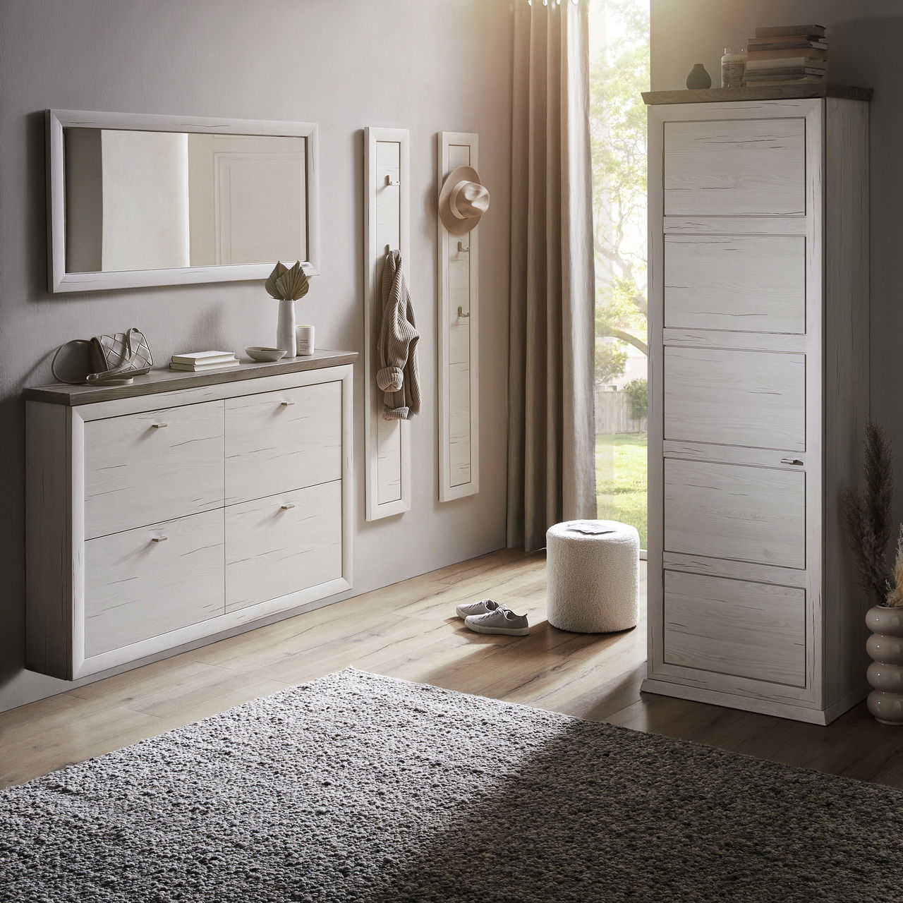 Hom´in Garderobenpaneel-Set CAMRON