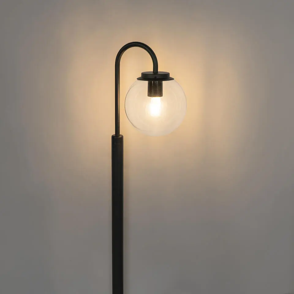 Qazqa staande buitenlampen sfera zwart e27