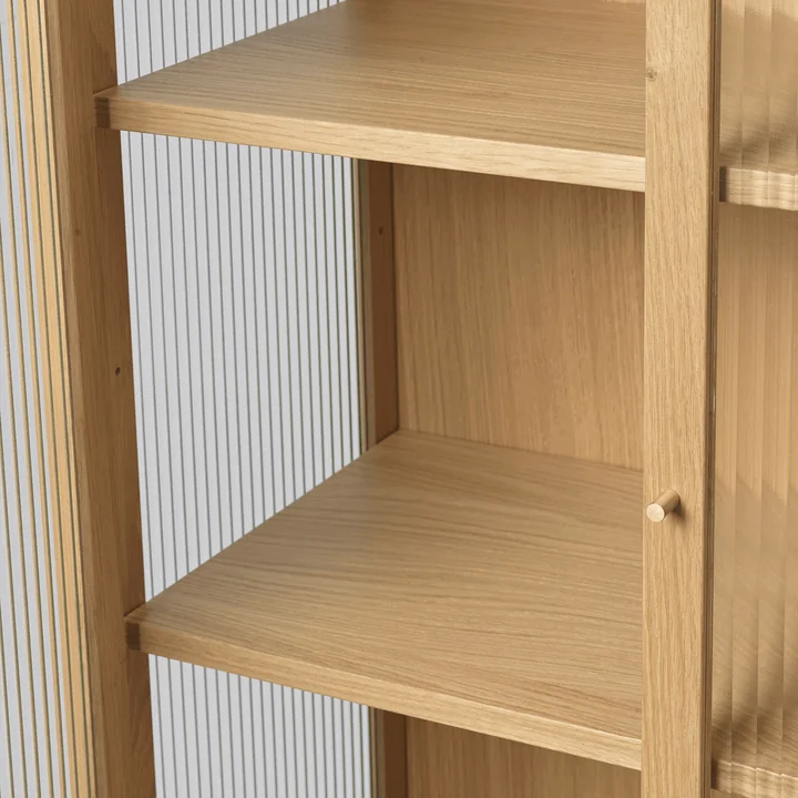 Ferm Living - Reed Vitrine, Eiche natur