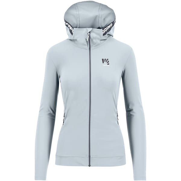 Veste polaire ski rando KARPOS EASYFRIZZ W FULL-ZIP HOODIE SKYWRITING/OMBRE BLUE