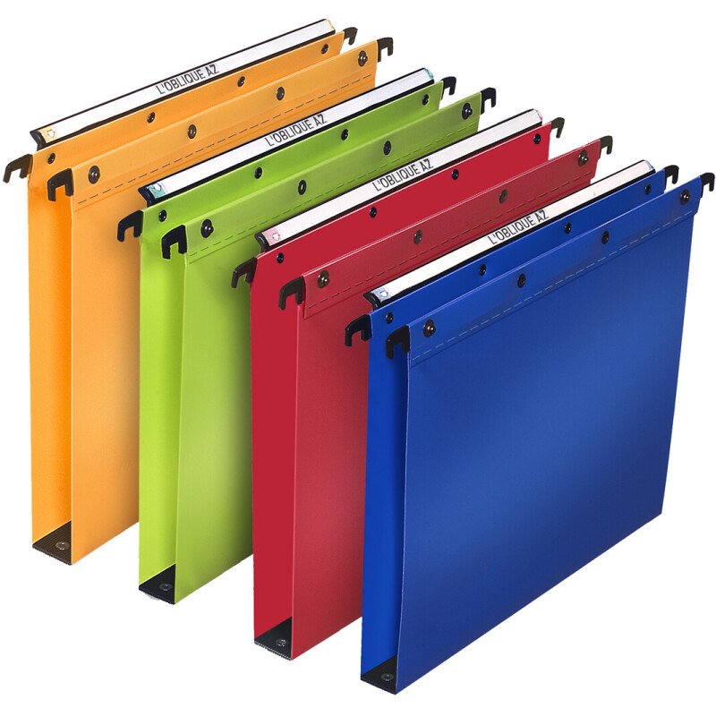 Boite de 10 dossiers suspendus tiroir Elba PP Ultimate A4 fond 30mm capacité 350 feuilles couverture polypro