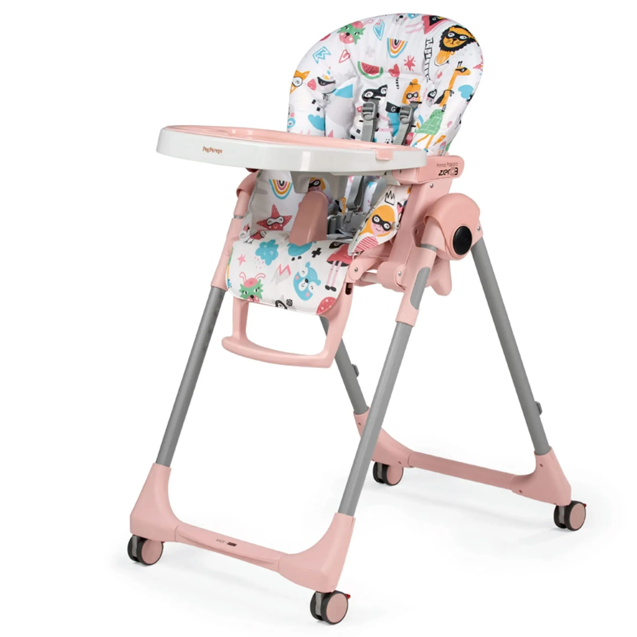 Peg Perego Chaise Haute Prima Pappa Zero3 - Super Girl