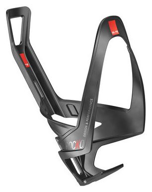 Porte-Bidon ELITE Rocko Carbone Noir / Rouge Mat