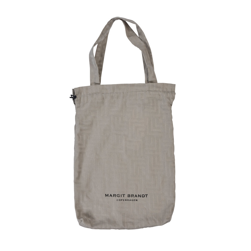 Margit Brandt  Jacquard logo sengetøj - grå