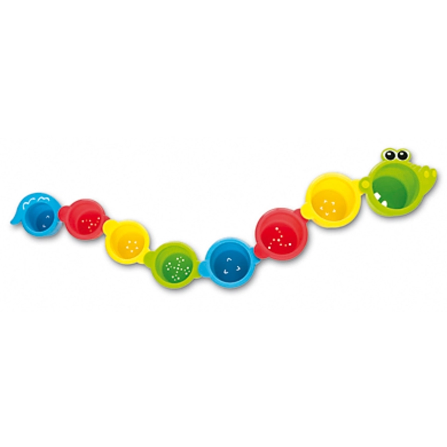 playgro Bade Stapelbecher Krokodil