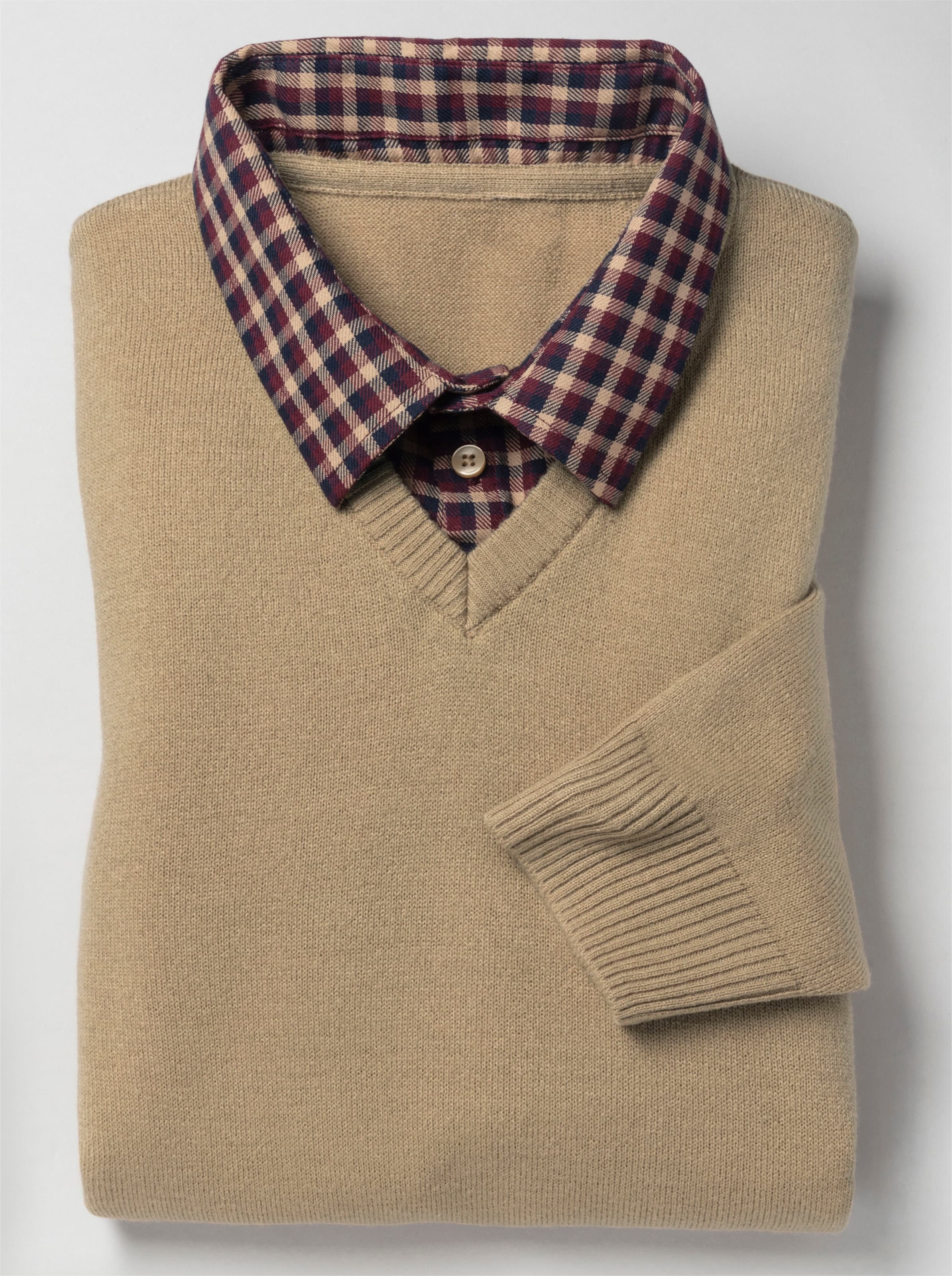 Pullover in camel