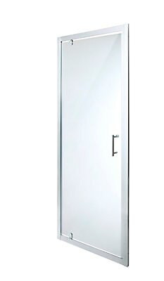 Porte de douche pivotante Cooke & Lewis Onega transparente 80 cm