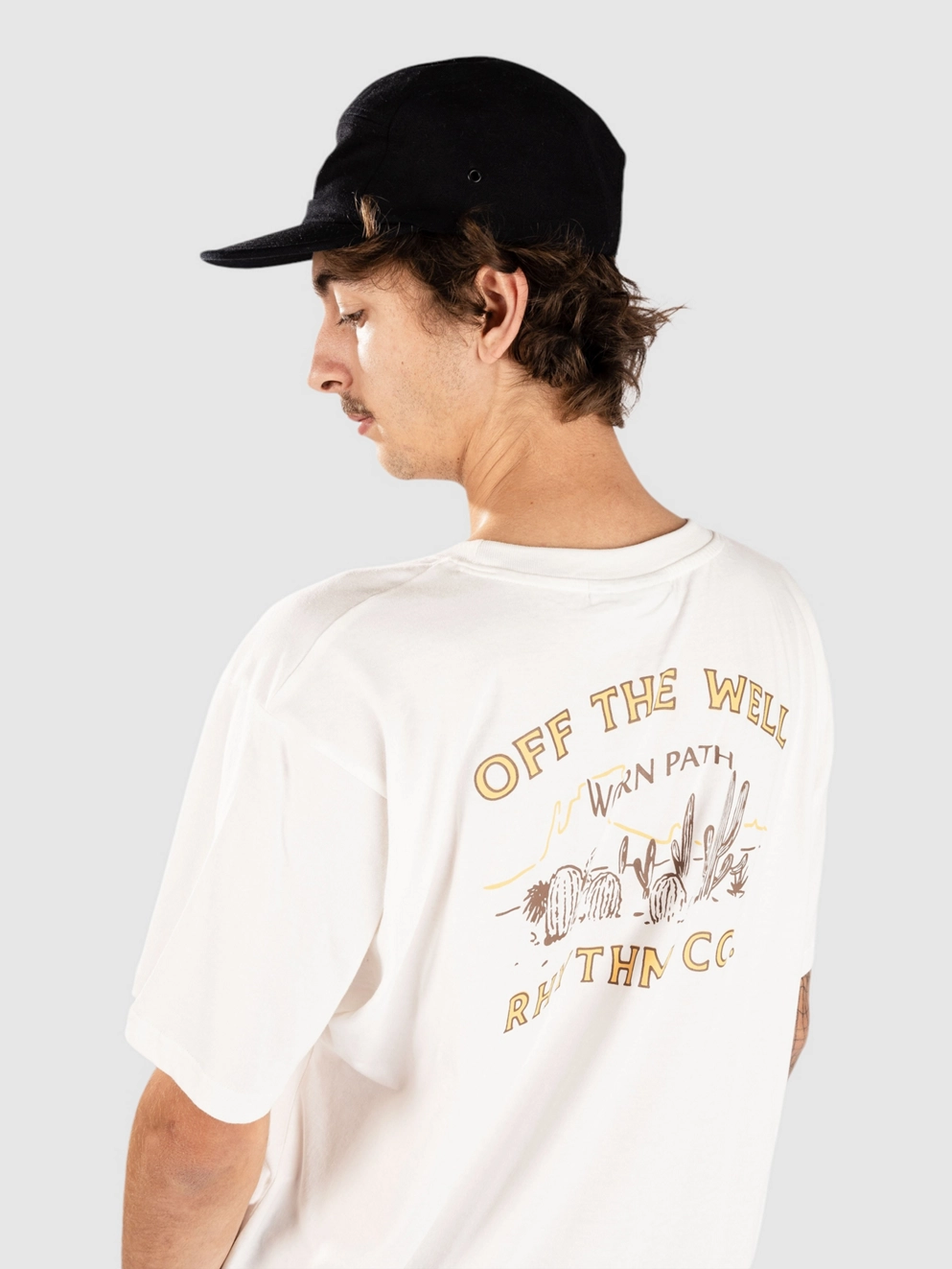 Rhythm Worn Path T-Shirt vintage white