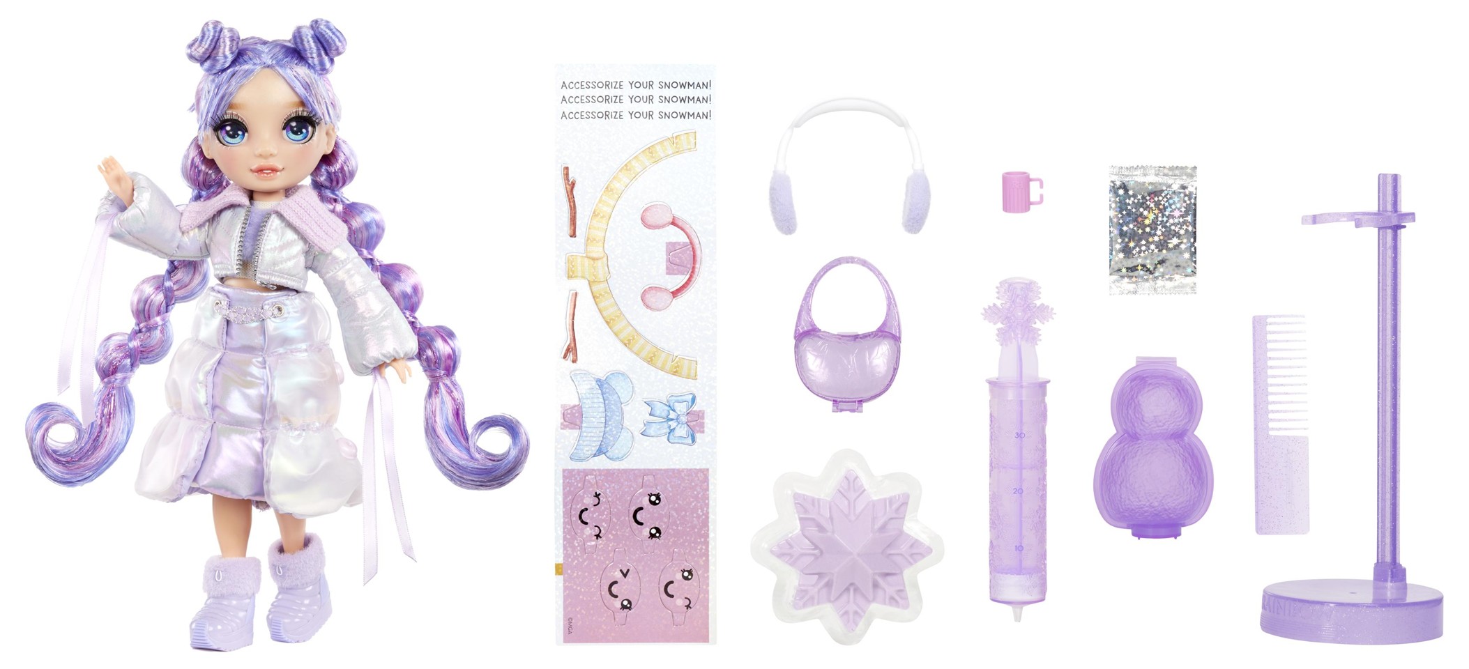 Rainbow High - Winter Wonderland Dukke - Lilla