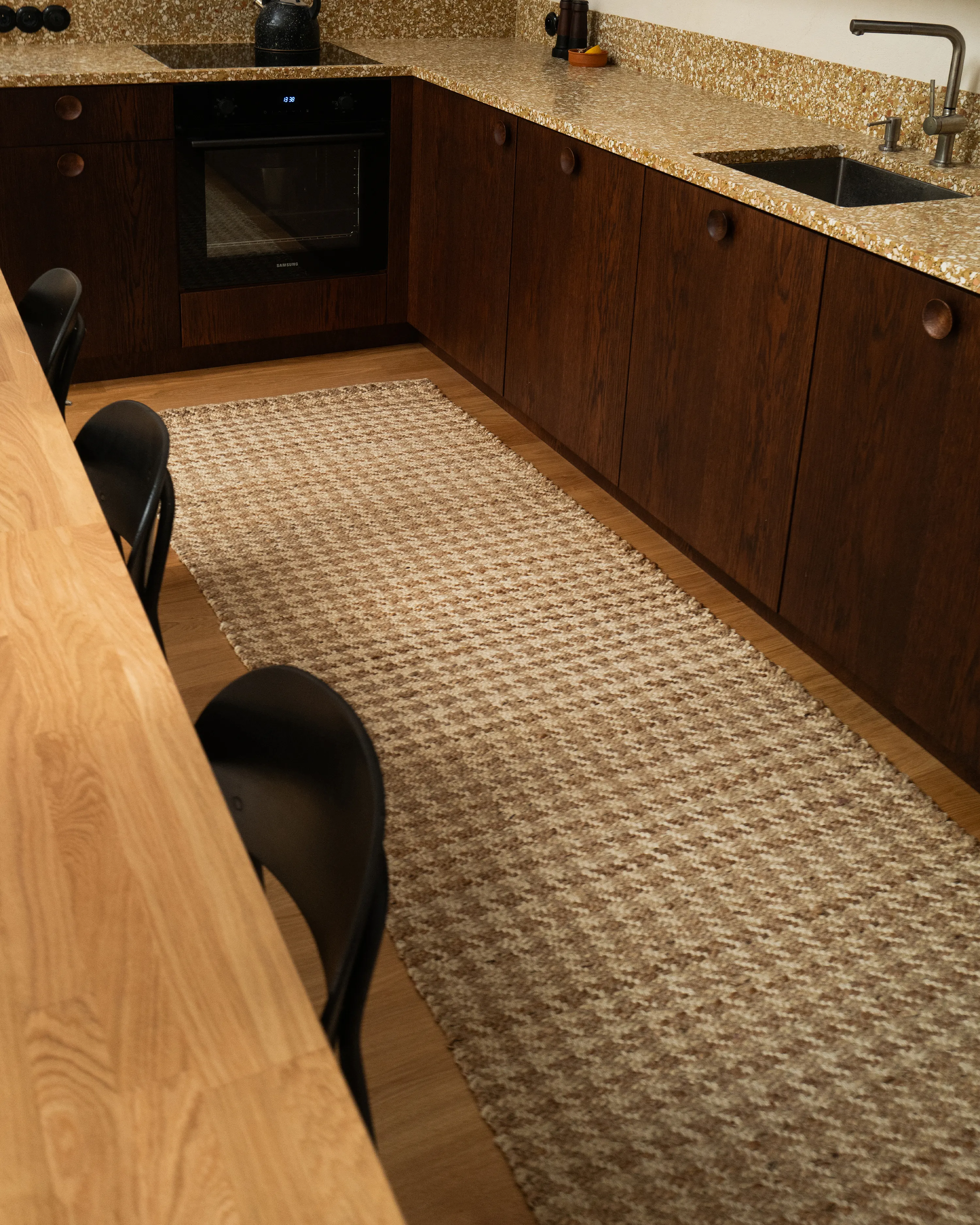 Vloerkleed ARAPTEPE Beige 80 x 300 cm Jute