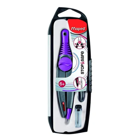 Maped STOP & SAFE Zirkelset 3-teilig, sortiert