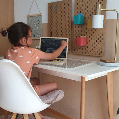 Small Foot-Houten Laptop met Magneetbord