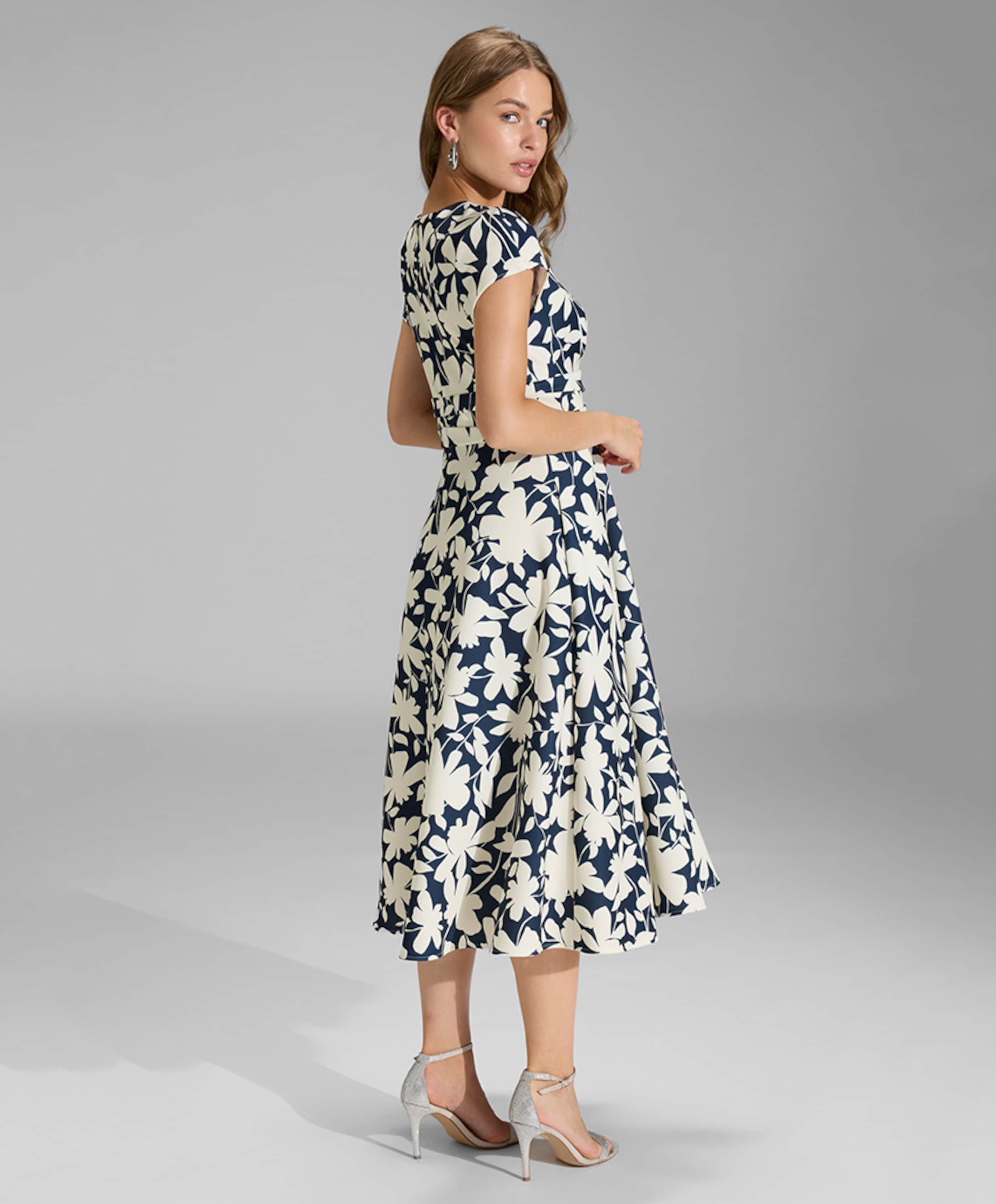 Swing Dames jurk blauw