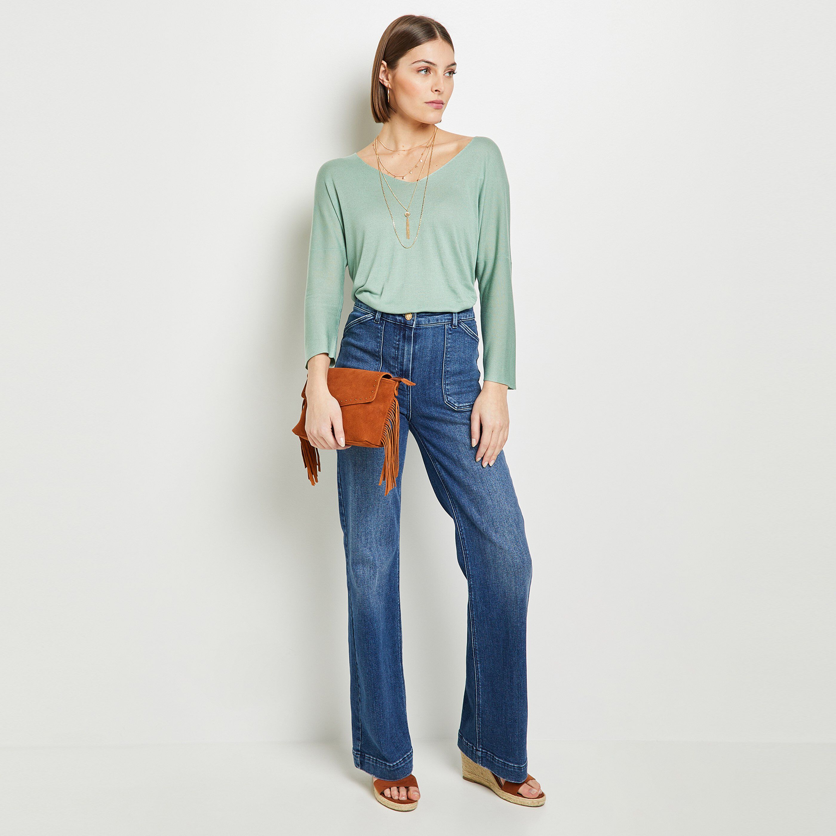 Pull loose femme - VERT
