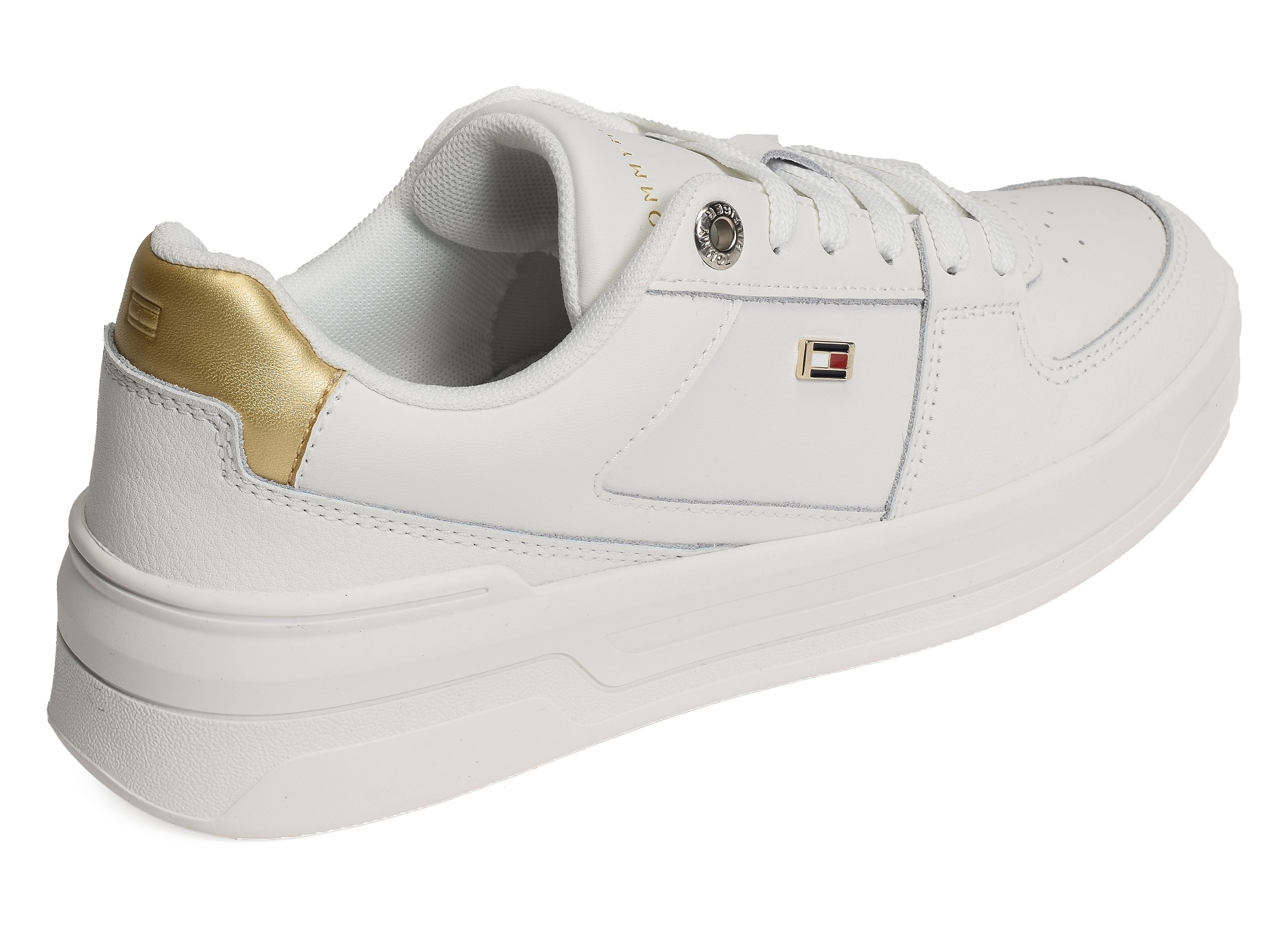 Essential basket sneaker gold 8076 blanc