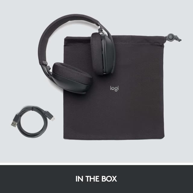 Logitech Zone Vibe 100 trådløst headset (graphite)