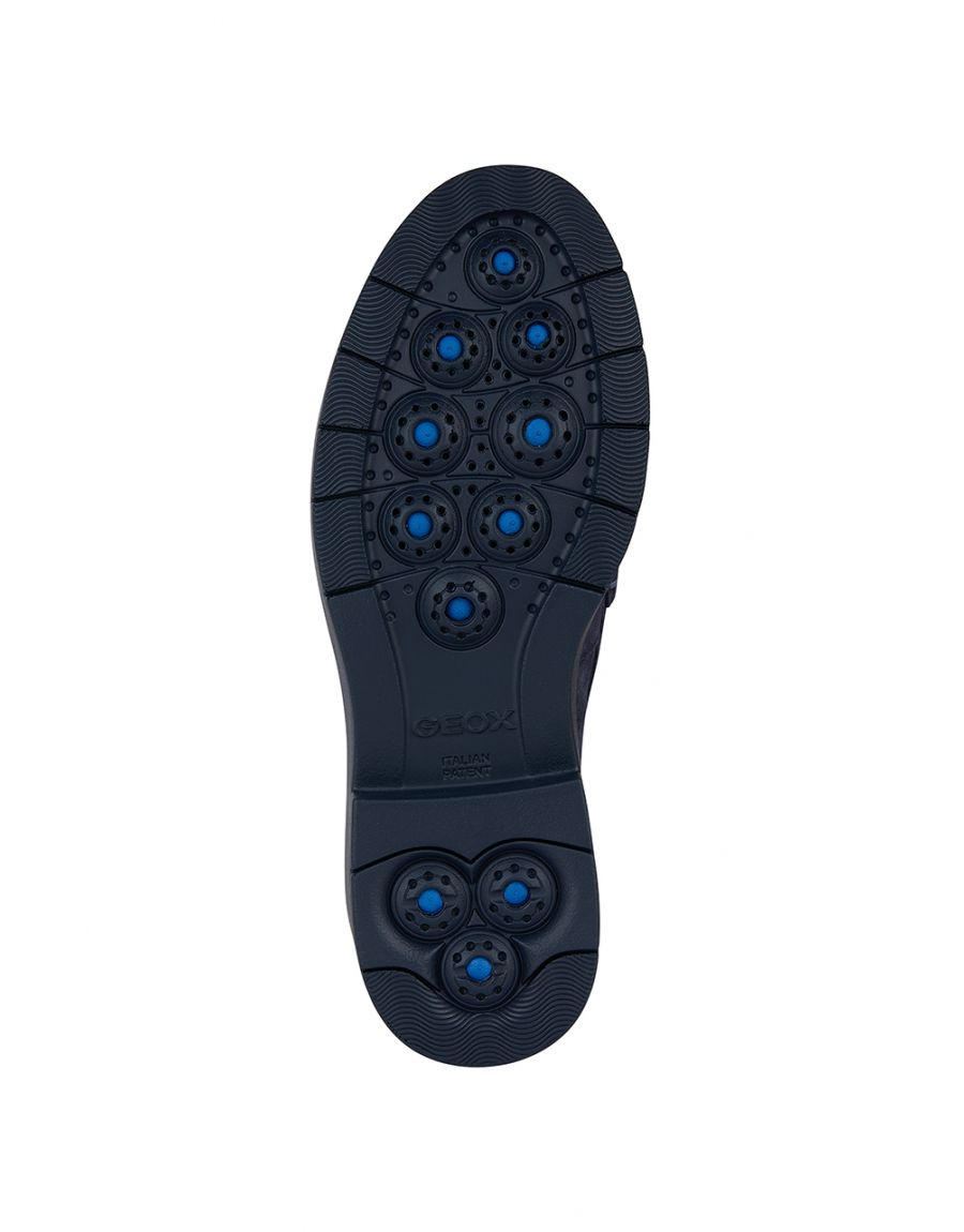 Mocassins cuir marine