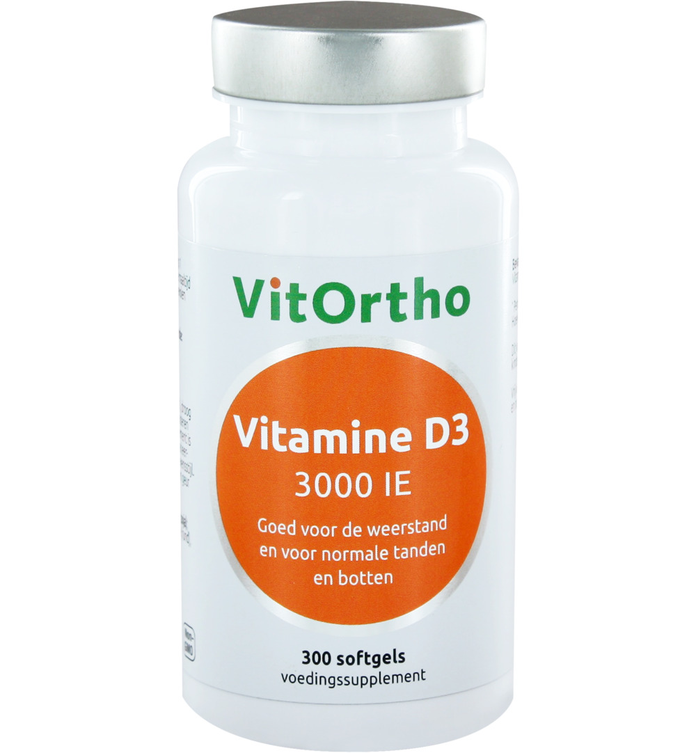 VitOrtho Vitamine D3 3000IE (300 softgels)
