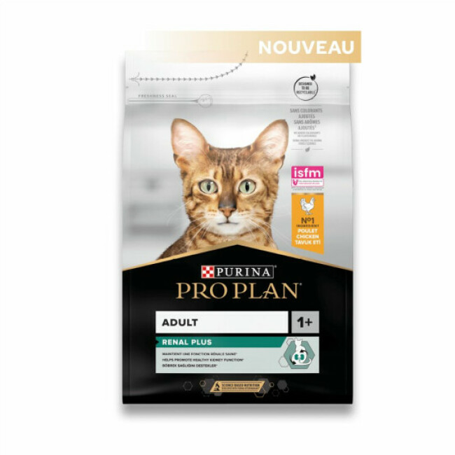 Croquettes pour chats Pro Plan Renal Plus Adulte Poulet et Riz