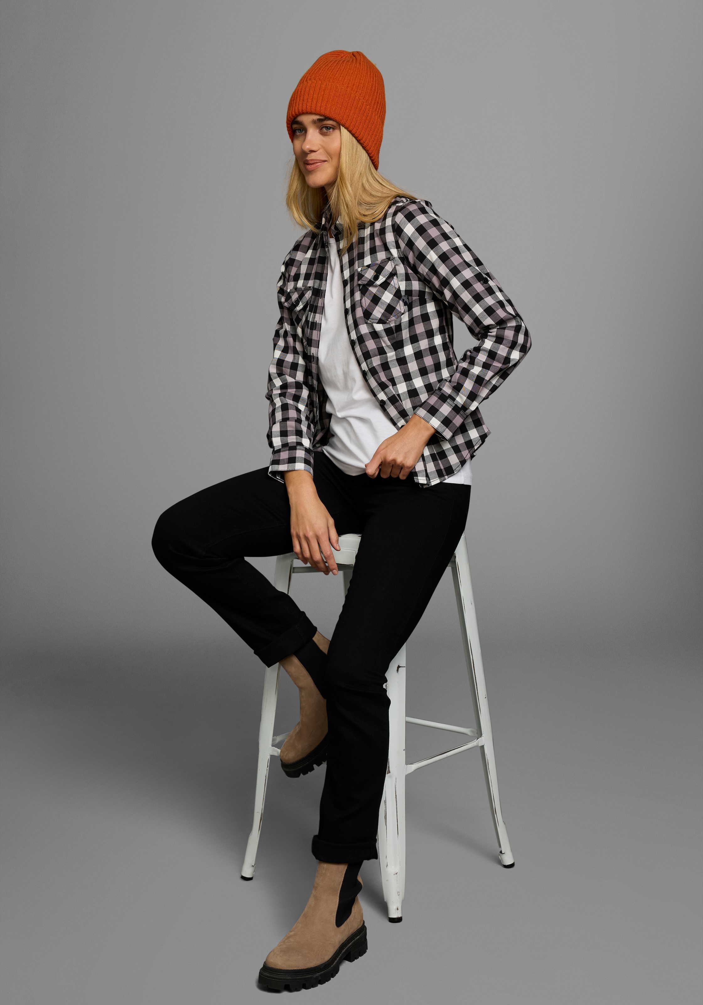 Arizona Karobluse , Lässiger-Holzfäller-Look