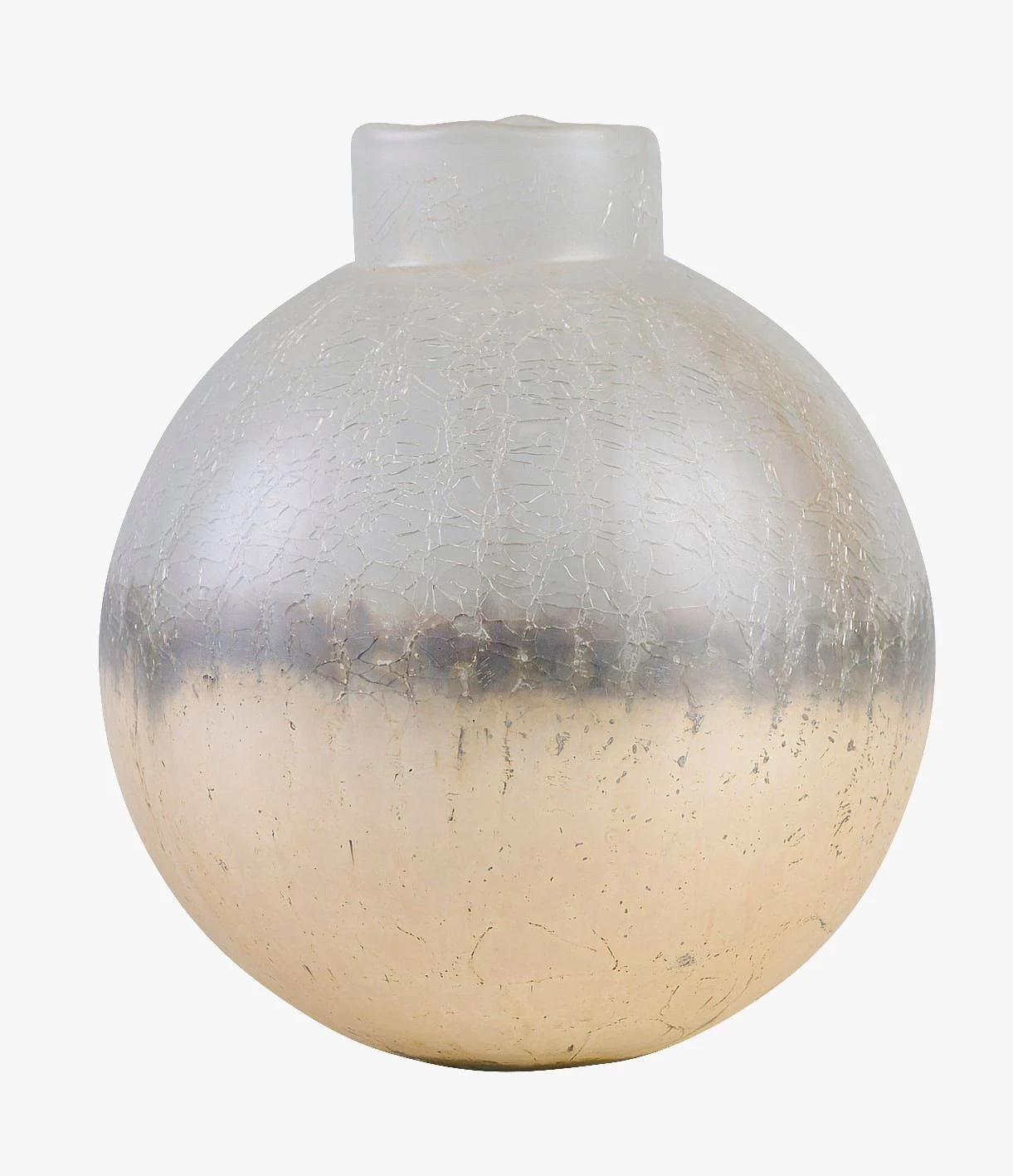 Vase multi sølv - 16,5x18 cm