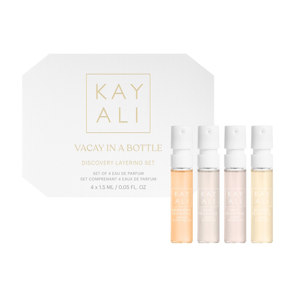 Vacay in a Bottle Discovery Set (Capri, Maui, Maldives, Marrakesh)
