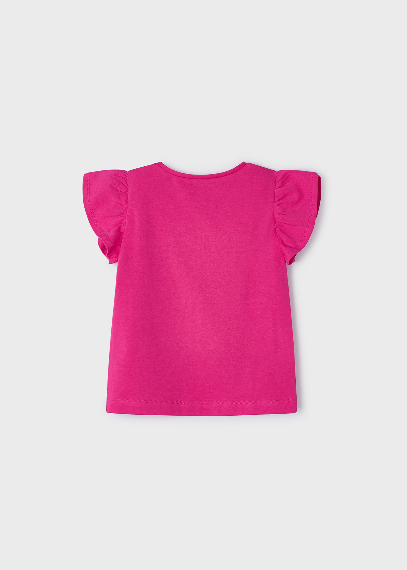 Camiseta feminina com estampa de maçã