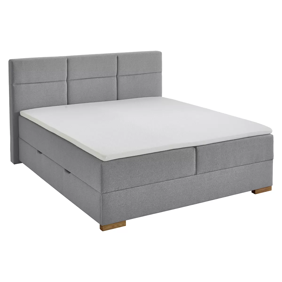 Boxspringbett Lago 160x200 Grau