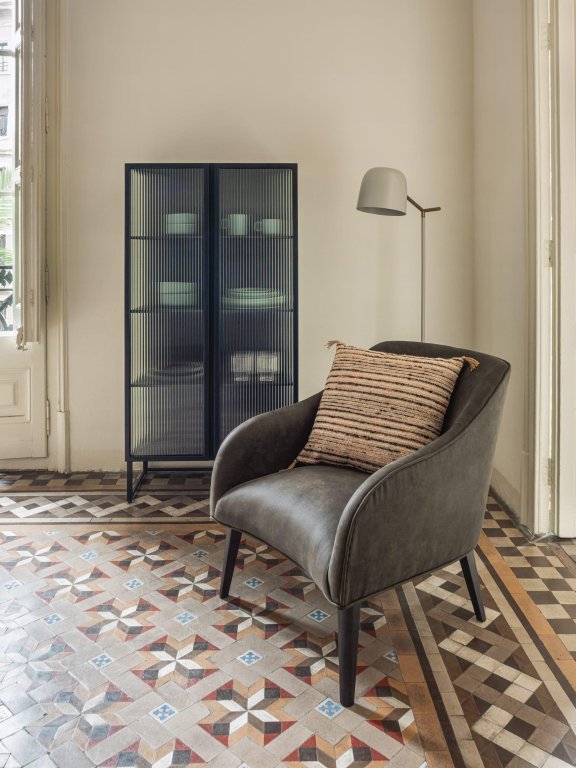 Kave Home Alish vloerlamp beige