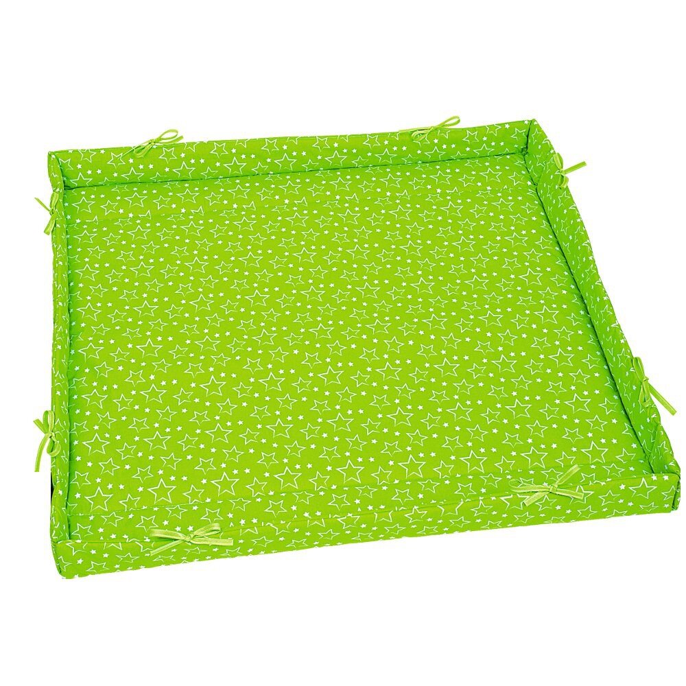 Odenwälder BabyNest Odenwälder 8120-1190 Laufgittereinlage Basic Sterne limette