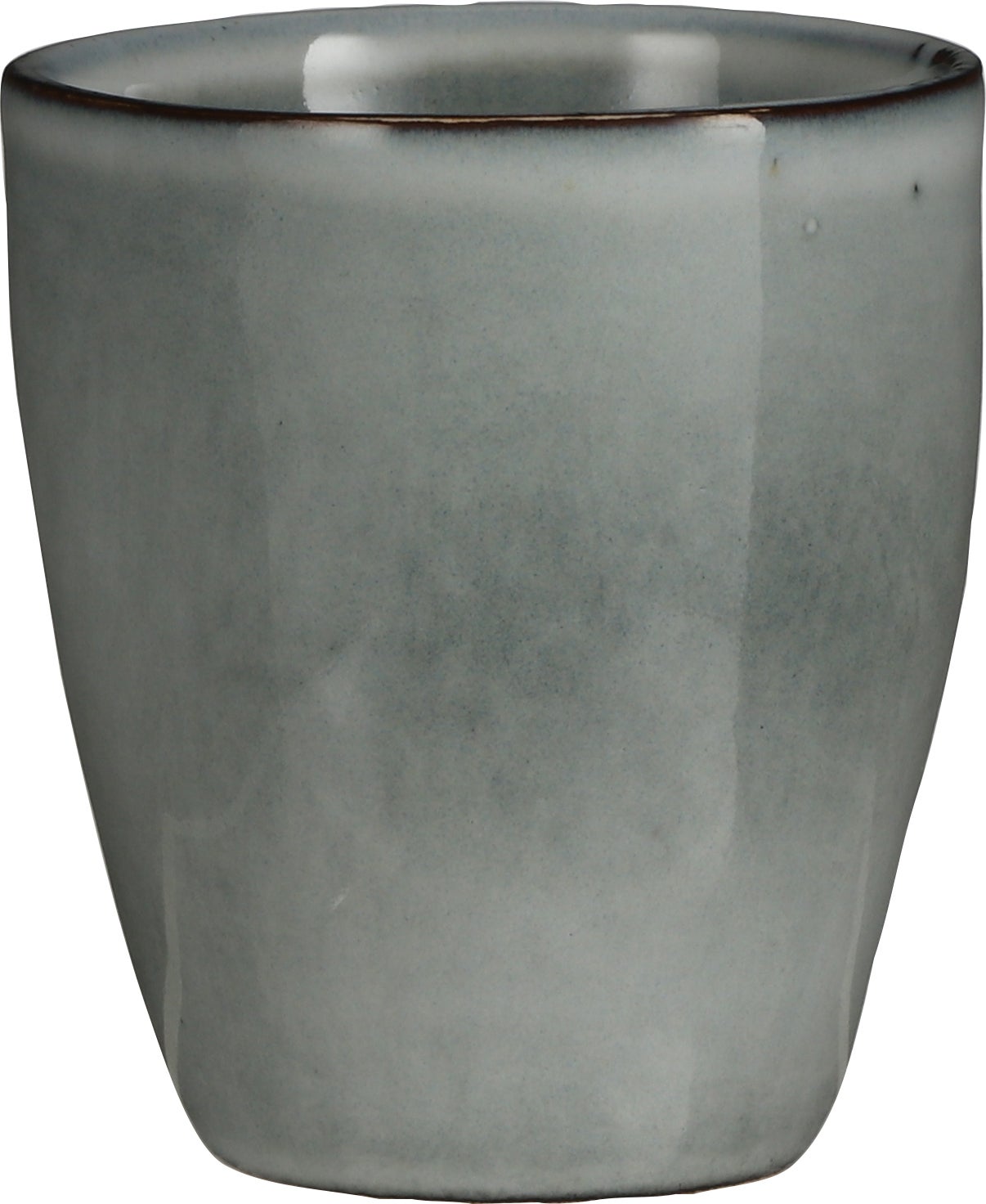 Mica Decorations beker Tabo grijs D 7,5 H 8,5 cm