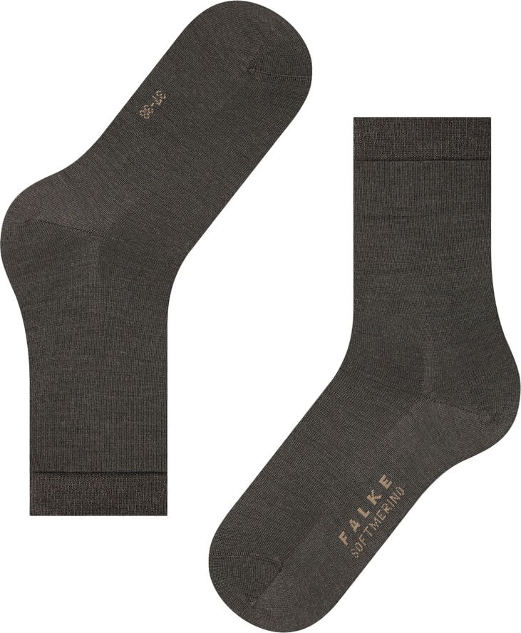 Falke Softmerino strømper Brun