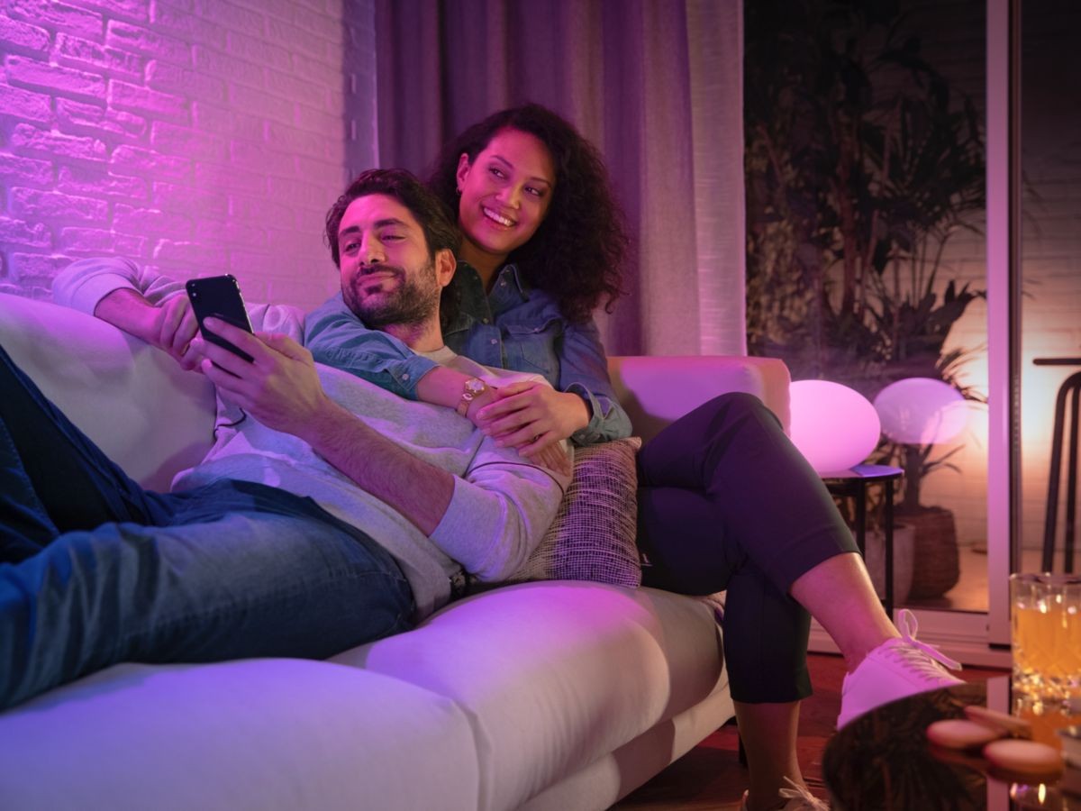 Philips Hue -2x GU10 2-Pack White & Color Ambiance & Hue Bridge - Bundle