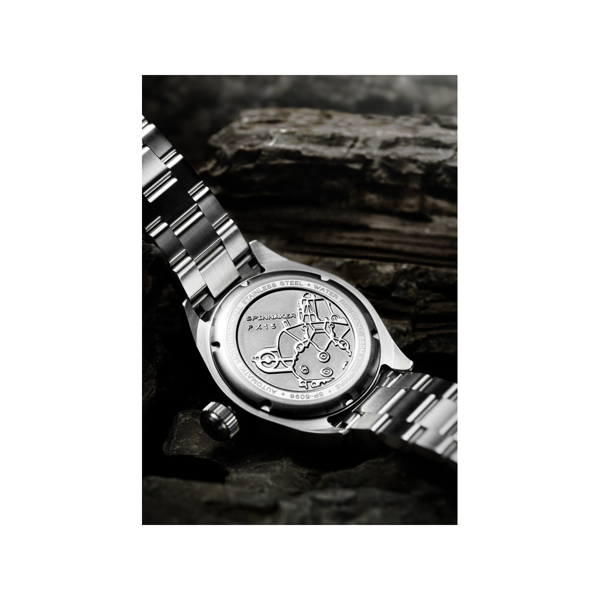 Montre SPINNAKER homme automatique bracelet acier