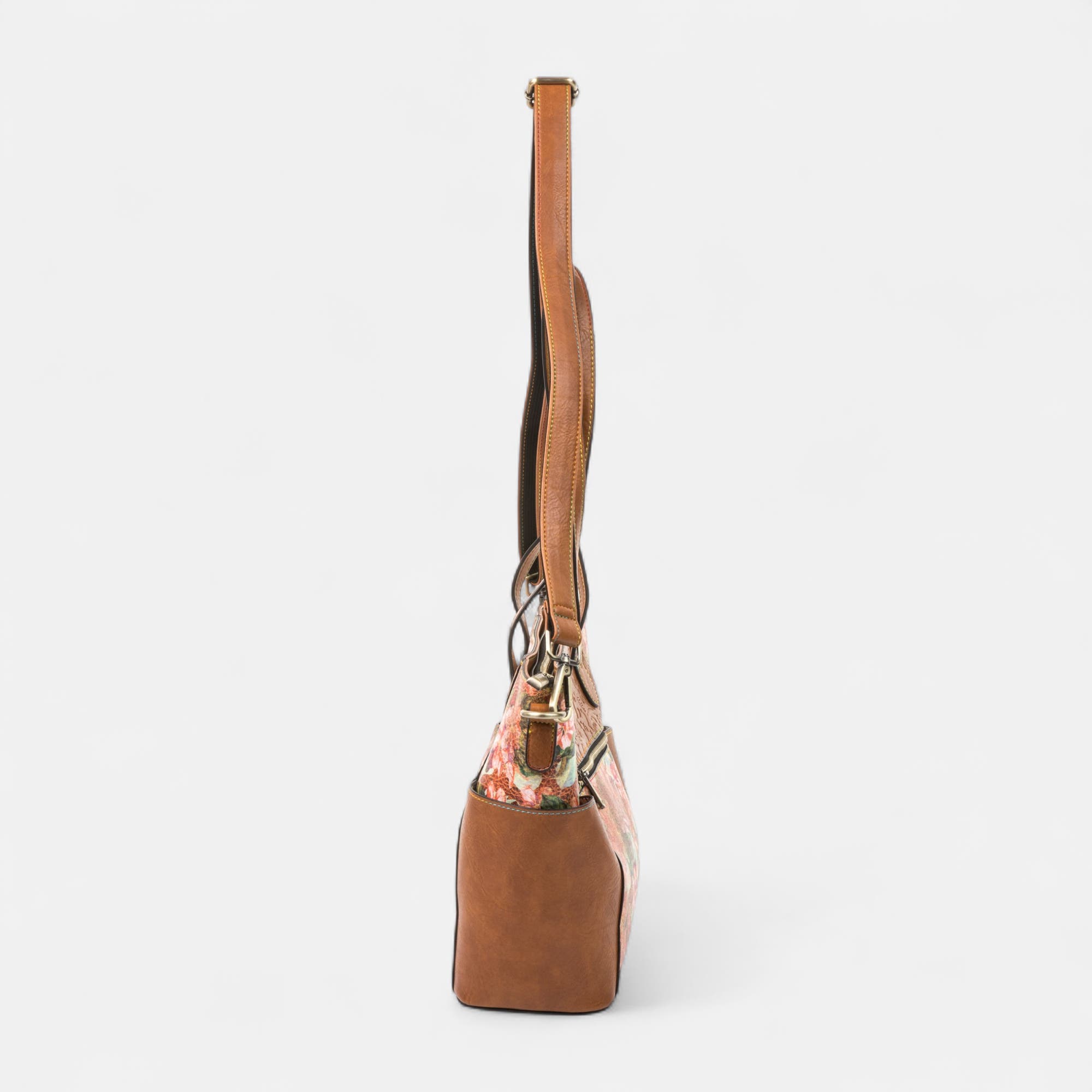 Sac de shopping cognac