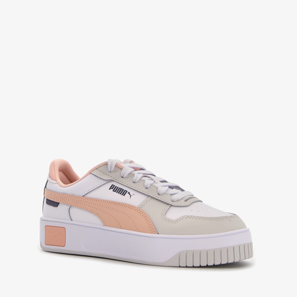 Puma Carina Street kinder sneakers wit/roze