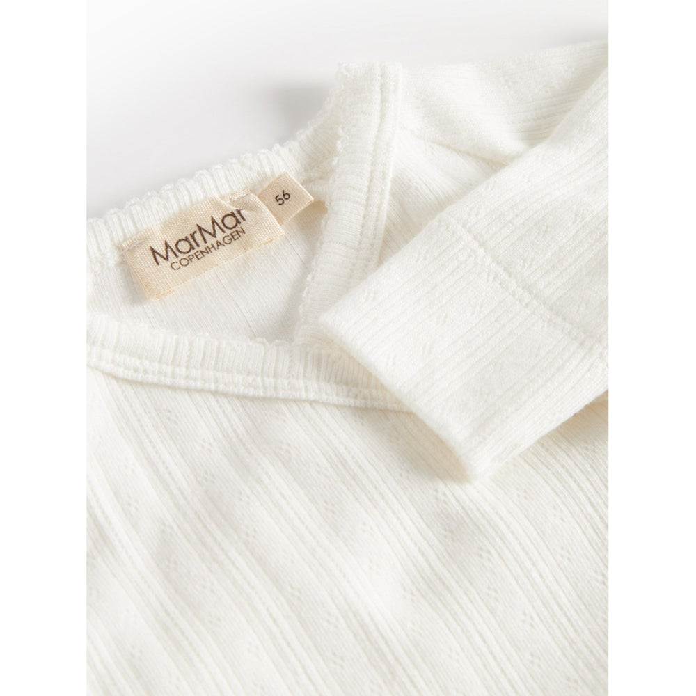Køb MarMar New Born Modal Pointelle Gentle White Rubetta Heldragt