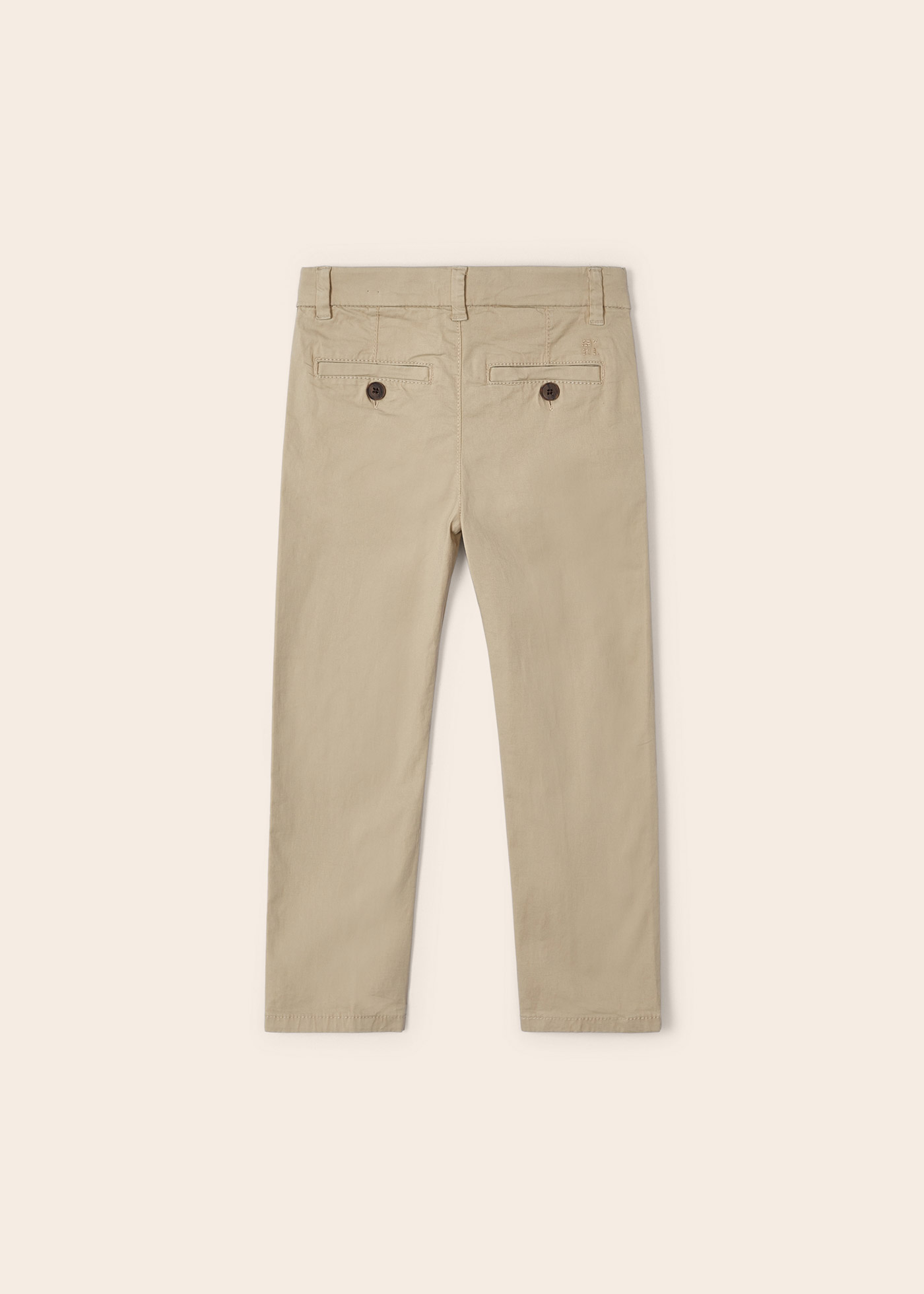 Calças chino de algodão para meninos
