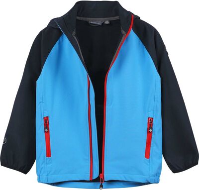 Color Kids Softshelljakke, Azure Blue